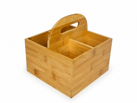 Vietnam bamboo flatware caddy